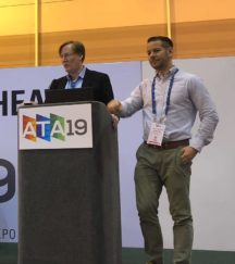 Dr. Rajeev Ramchand at American Telemedicine Association conference.